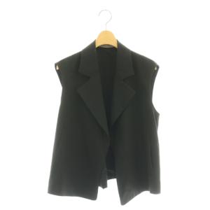 25AW Celeste Charis Vest ベスト ジレ 38 ブラック /DF OS
