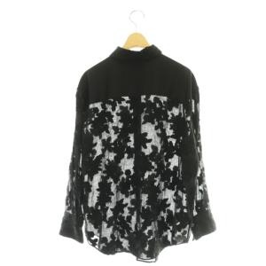 theory luxe 25AW Gilvia Fil Coupe Fenty Blouse ブラウス シャツ 38 ブラック
