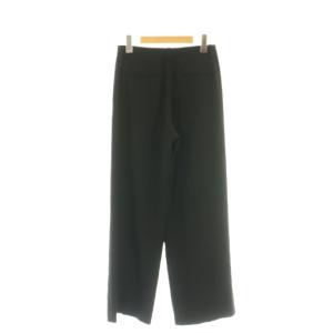 theory luxe 25AW Chester Etis Pant ストレートパンツ スラックス S34 ブラック /DF OS