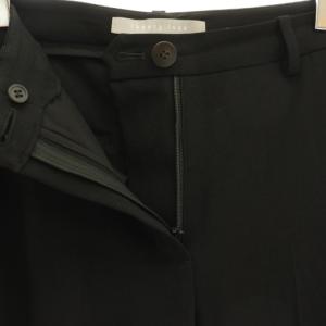 theory luxe 25AW Chester Etis Pant ストレートパンツ スラックス S34 ブラック /DF OS