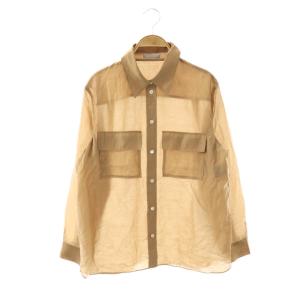 25AW Tori Ranny Shirt シャツ 38 ベージュ /DO OS