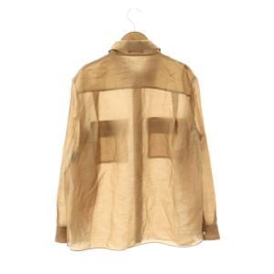 theory luxe 25AW Tori Ranny Shirt シャツ 38 ベージュ /DO OS