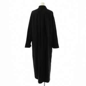 theory luxe 23AW LT FLANNEL CAROLIE ワンピース 38 ブラック /DO OS