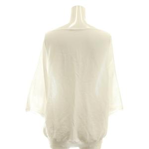 Deuxieme Classe 25SS Celestial Knit ニット カットソー プルオーバー リネン ホワイト /CX OS