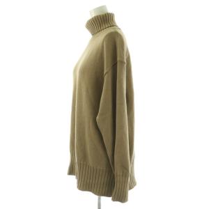 theory luxe NORICH CHALIE タートルネックニット セーター 長袖 シルク 38 ベージュ /NR OS