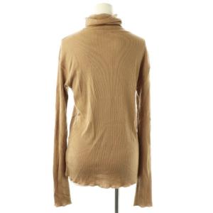 Deuxieme Classe 24AW rib タートルニット カットソー ウール ベージュ /DO OS