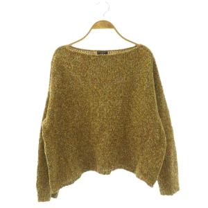 24AW ニット セーター 長袖 コットン ベージュ /NR OS