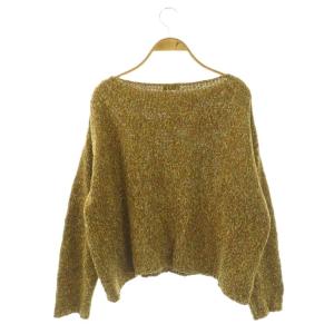 VERMEIL par iena 24AW ニット セーター 長袖 コットン ベージュ /NR OS