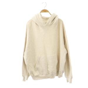 25SS Satisfying フーディー パーカー スウェット アイボリー ライトグレー /ES OS