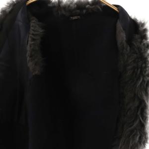 VERMEIL par iena 23AW カシミヤファージレ ベスト ネイビー グレー /CX OS