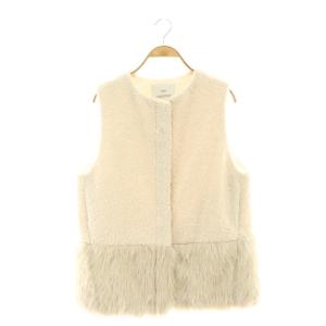 24AW エコファージレ ボアベスト 9 エクリュ /DF OS