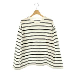 25SS Thrilling Stripe Tシャツ カットソー ボーダー 長袖 ホワイト ブラック /HK