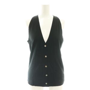 24AW REGAL WOOL SLIM VEST ベスト Vネック S ブラック /DF OS