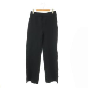 24SS GLASSY RIB パンツ フレア リブ 36 ネイビー /HK OS