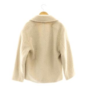 Max Mara Studio MaxMaraStudio 24AW アルパカーウール シャギー Pコート 34 ベージュ