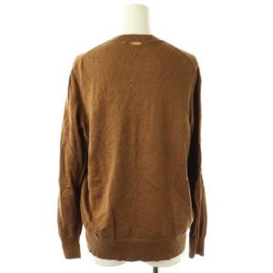 MUSE de Deuxieme Classe 23SS BRONZER RICH クルーネックプルオーバー ニット カットソー リネン シルク混 ブラウンベージュ