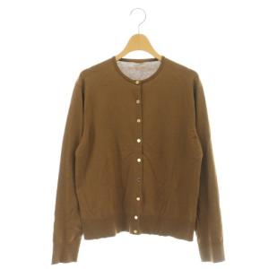 25SS FF30 GIZA CARDIGAN カーディガン クルーネック ブラウン /CX OS
