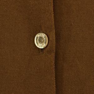 MUSE de Deuxieme Classe 25SS FF30 GIZA CARDIGAN カーディガン クルーネック ブラウン /CX OS