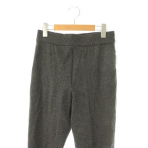 MUSE de Deuxieme Classe Diner B(AW) RIB パンツ フレア ニット リブ 36 グレー /HK OS