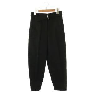 Canvas Banana Trouser パンツ テーパード ジッパーフライ コットン 00 黒 S241-50168UCC