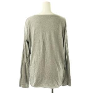 Deuxieme Classe grace プルオーバー カットソー 長袖 グレー /DO OS
