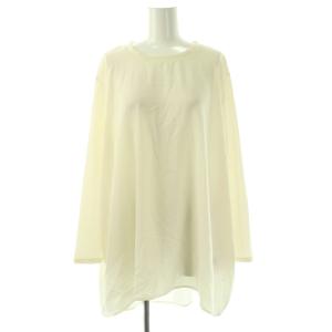 後ろドレープTブラウス F オフホワイト /DO OS