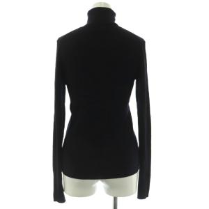 Theory 23AW タートルネック ニット セーター 長袖 リブ ウール S 濃紺 /NR OS