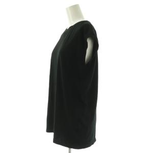 MUSE de Deuxieme Classe loosey2 クルーネック タンクトップ ブラック /HK OS