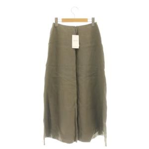 EVERYDAY I LIKE 25SS Linen Flare Skirt スカート フレア リネン 34 カーキベージュ /CX OS