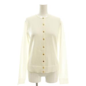 24SS FF Future クルーネック カーディガン 38 ホワイト /CX OS