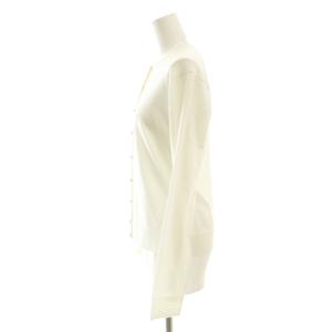 MUSE de Deuxieme Classe 24SS FF Future クルーネック カーディガン 38 ホワイト /CX OS