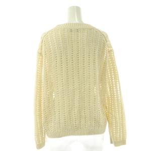 theory luxe 25SS Lineco Iris ニット セーター リネン 38 オフホワイト /DO OS