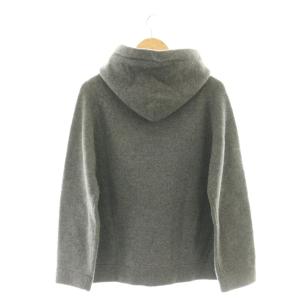 EVERYDAY I LIKE 23AW Knitted フーディー プルオーバー ウール チャコール