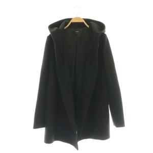 LAMB MELTON2 CLAIRENE H フーディコート ウール S ブラック /CX OS