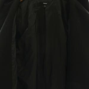 Theory LAMB MELTON2 CLAIRENE H フーディコート ウール S ブラック /CX OS