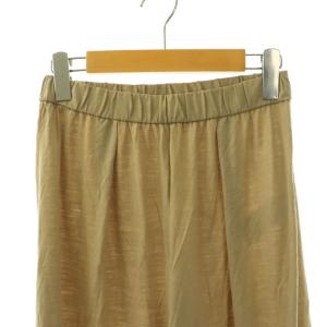 MUSE de Deuxieme Classe 25SS Prime wool jersey パンツ ワイド 36 ベージュ /HK OS