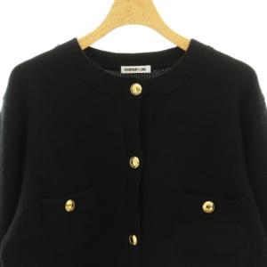 EVERYDAY I LIKE Cashmere ブレザー カーディガン ブラック