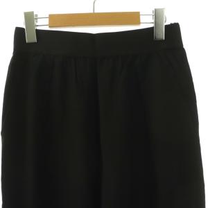 MUSE de Deuxieme Classe WOOL VI タックパンツ イージー ストレート ウール混 38 黒 /NR OS SH