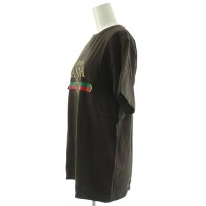 MUSE de Deuxieme Classe × AMERICANA CANNA Tシャツ カットソー 半袖 コットン 茶 /NR OS SH