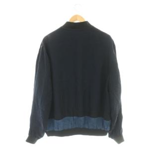 TOGA TOO 24SS MA1 CUPRA BLOUSON L ネイビー ブラック