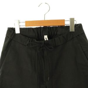 ATTACHMENT ラバーストレッチツイル 3Dパンツ 2 ブラック /ES OS SH