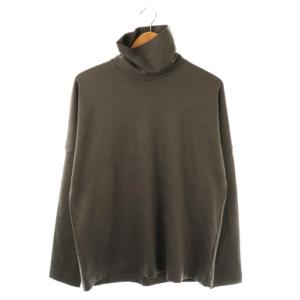 24AW OVERSIZED HIGHNECK L/S TEE Tシャツ カットソー 2 ダークブラウン