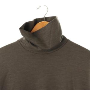 ATTACHMENT 24AW OVERSIZED HIGHNECK L/S TEE Tシャツ カットソー 2 ダークブラウン