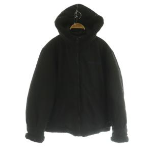 中綿ジャケット B-3 HOODIE フード ボア M ブラック /MY OS