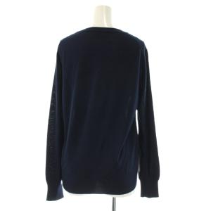 Theory Silken Knit Intarsia Logo PO インターシャ シルク カシミヤ混 ニット セーター
