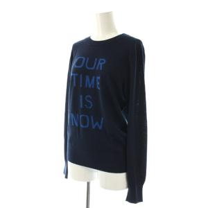 Theory Silken Knit Intarsia Logo PO インターシャ シルク カシミヤ混 ニット セーター