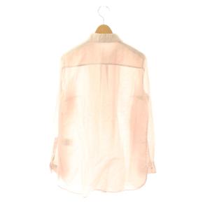 BURBERRY LONDON コットン リネン シャツ ブラウス プルオーバー 38 ピンク /CX OS
