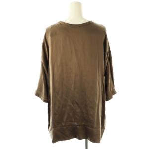 CHAOS シルクフィブリルTシャツ カットソー F カーキブラウン /DO OS