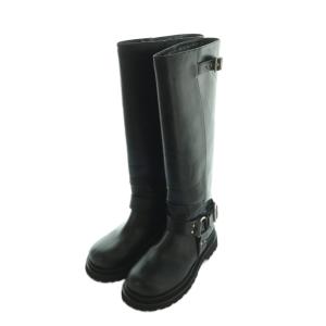 25AW SIDE WAVE BUCKLE LONG BOOTS M 23.5-24.0cm