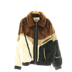 25AW DESSERT CUP FUR BLOUSON F ブラウン アイボリー